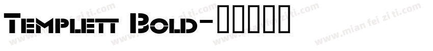 Templett Bold字体转换
